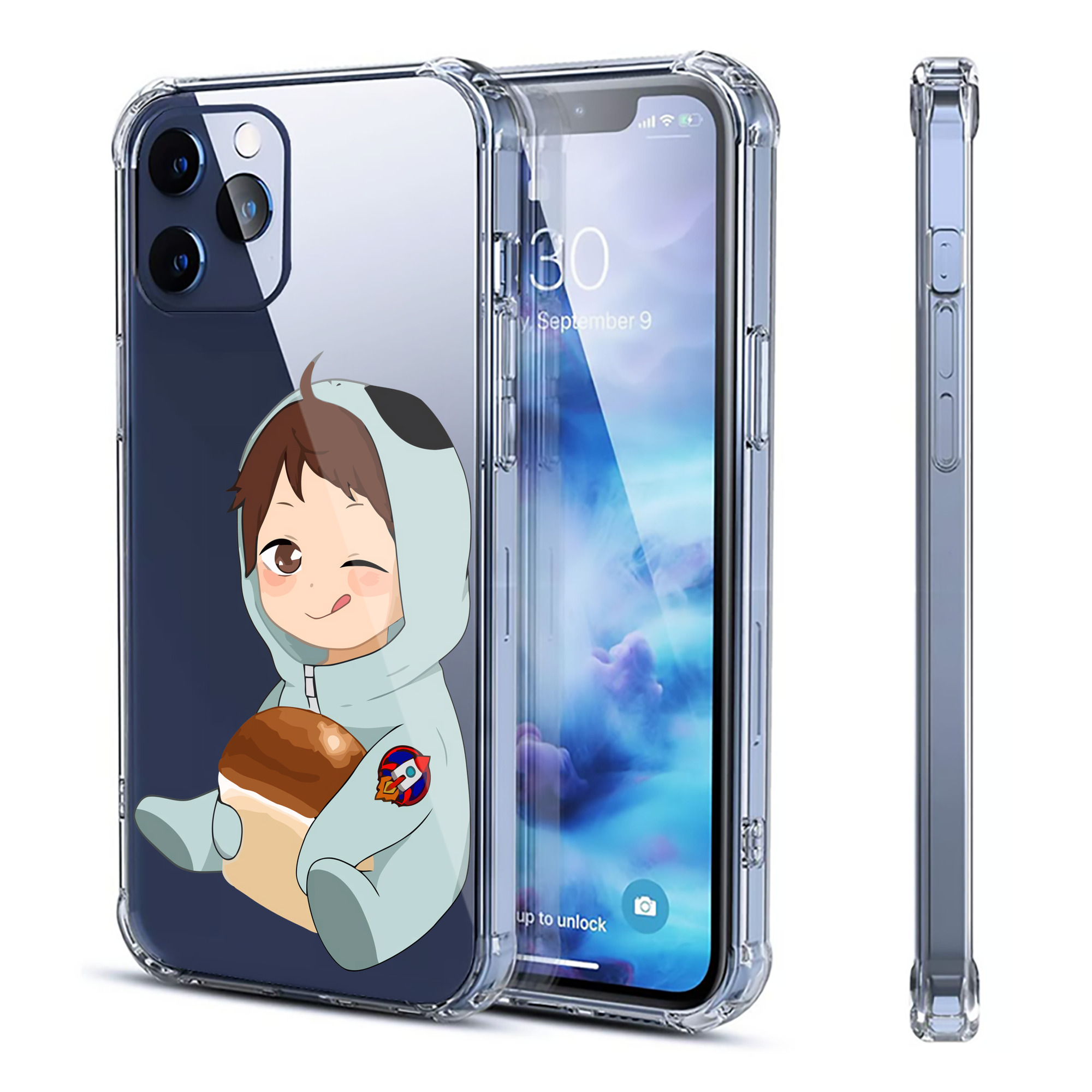 （画像用） ハイキュー!! Haikyu!! 【iPhone 12シリーズ対応】透明スマホケース（クリアソフトケース）